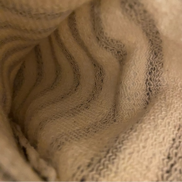 Chaser Small Striped Black White Zip Up Sweatshirt - Picture 13 of 13